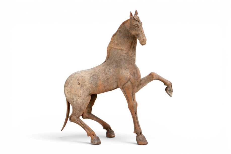 A horse statue from the collection